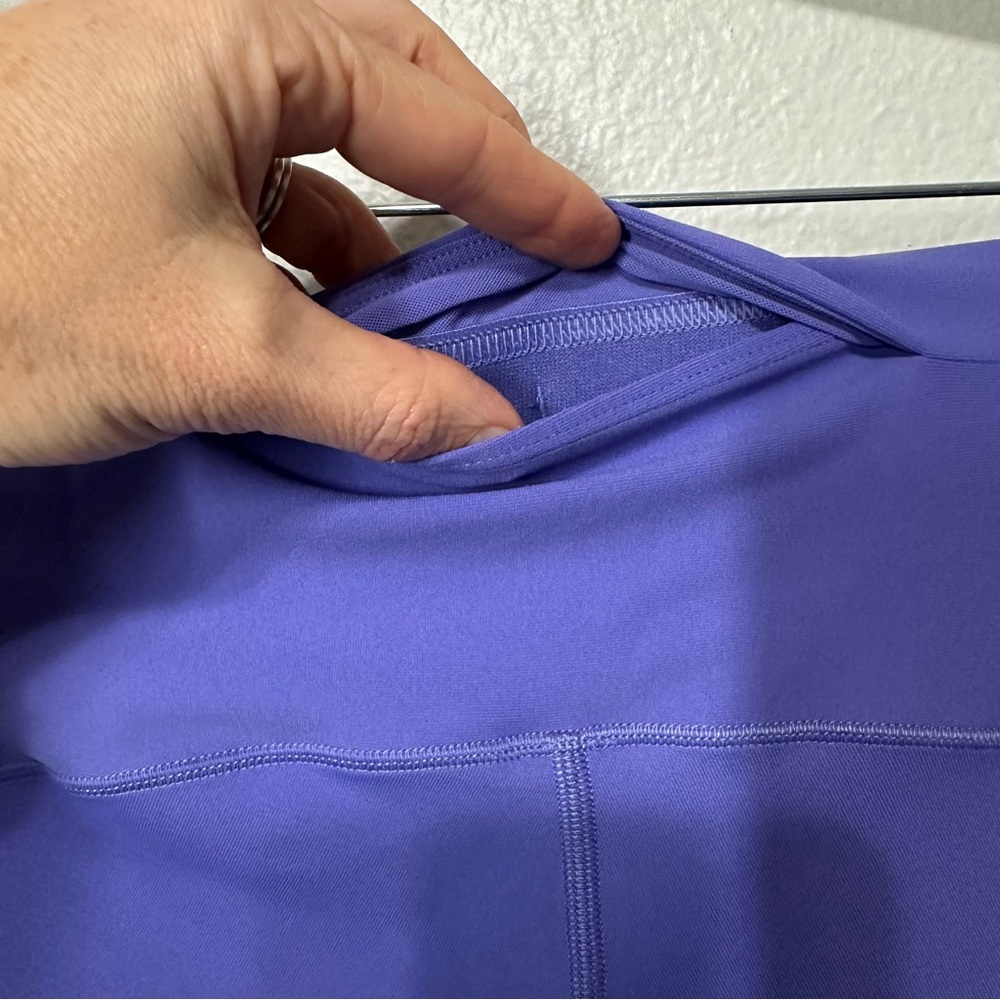 Women's Purple High-Waisted Shorts - Picture 4 of 9